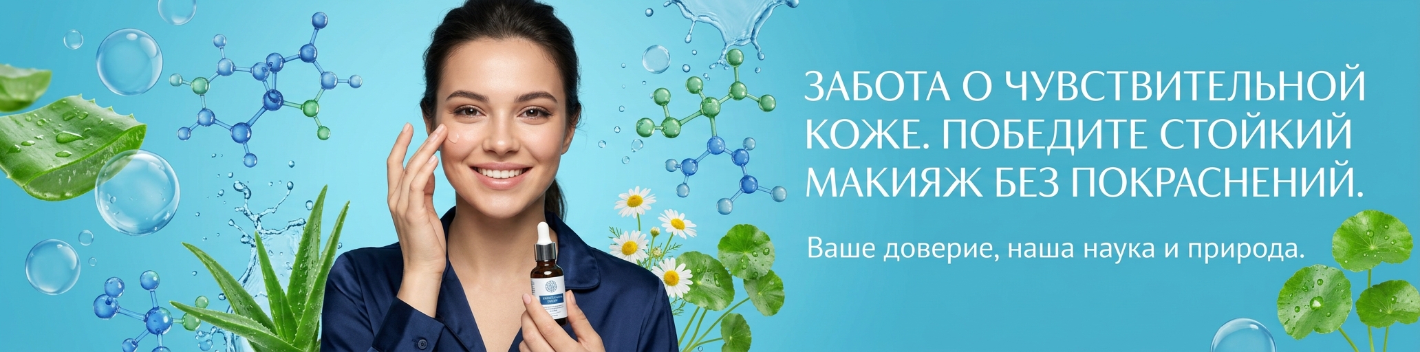 Безупречный образ: стойкий макияж для чувствительной кожи с куперозом