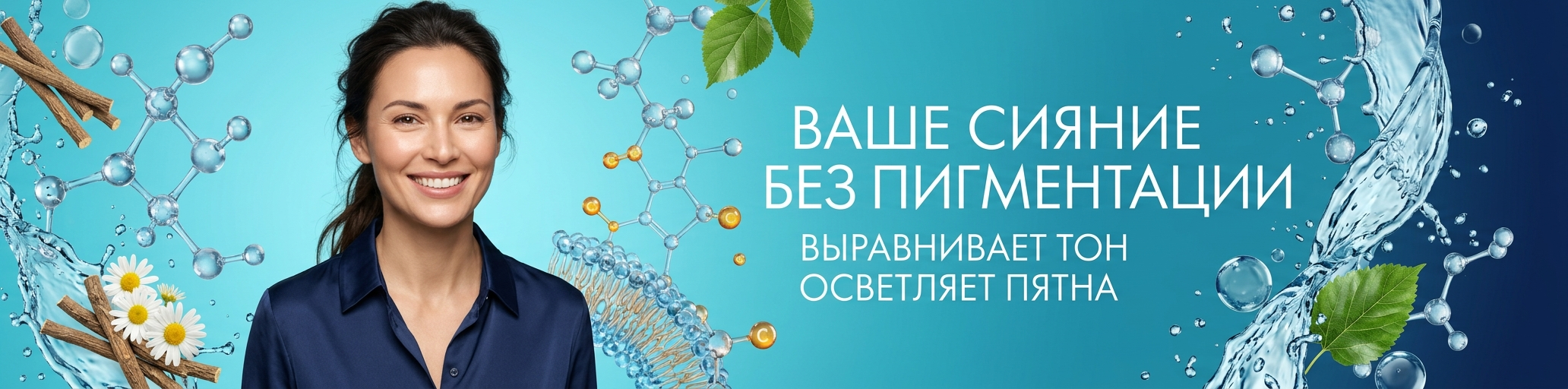 Косметика для ухода за кожей лица с пигментацией
